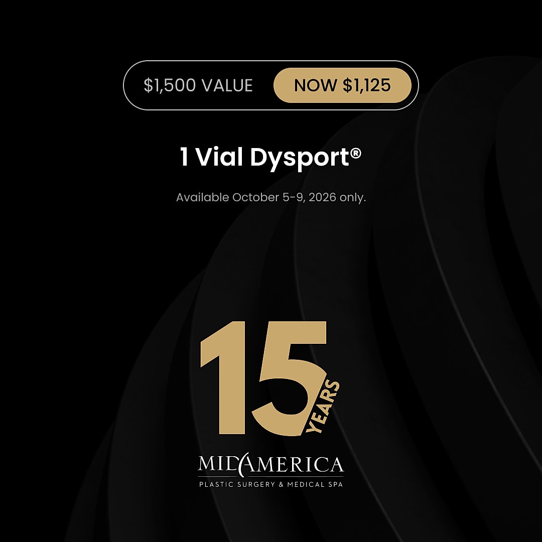 Dysport promotional offer for 15th anniversary event
