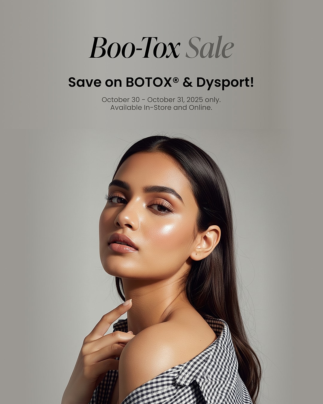 Boo-Tox sale for BOTOX and Dysport promotions